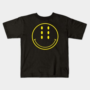 Six-Eyed Smiley Face Kids T-Shirt